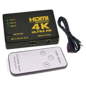 HDMI Switcher High-Definition three in one 4k Infrared Remote Control three cut one HDMI switch 3 in one conversion