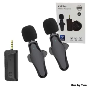K35 Pro Wireless Lavalier Noise Reduction 3.5mm AUX Microphone for Megaphones Amplifier Camera Computer Mobile Phone Speaker Mic