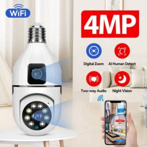 1080P HD 2mp +2mp 4mp digital Dual Lens security Camera double view v380pro app Day and night vision Two Ways Audio Color Night Vision Smart Home Security Wireless WIFI Indoor outdoor Camera