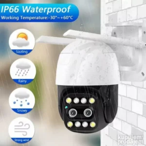 4MP Dual-Lens IP Camera WiFi Security CCTV Camera Color Night Vision 10X Zoom Auto Tracking IP66 Outdoor Surveillance Camera & Best security camera price in pakistan