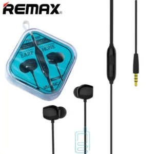 Remax RM-550 Wired In-Ear Earphone: Stereo Sound, Super Bass, Handsfree, Gold Pin, Universal Subwoofer, 3.5mm, Music Earphone with Mic and Wire Control