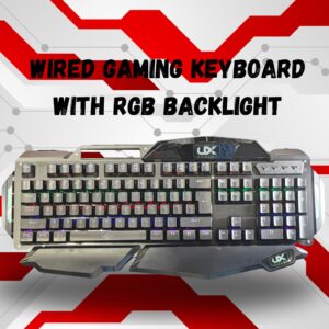 Wired Gaming Keyboard RGB Backlight