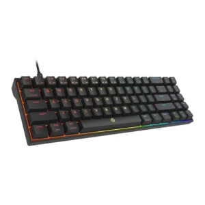 DREVO Calibur V2 TE White Mechanical Gaming Keyboard | 71 Keys 60% Compact Layout | RGB Backlit Wired Keyboard with Detachable Type-C | Outemu Red & Blue Switch Options for Mac & PC