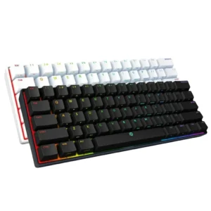 DREVO Seer PRO Wireless Mechanical Keyboard | Bluetooth 5.1 & Wired Dual Mode | 61 Key 60% Compact RGB Programmable Keyboard | Connect Up To 5 Devices for PC, Mac, iPad & Mobile