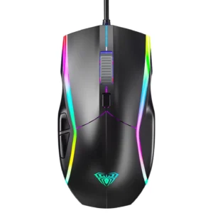 M-601 lightweight RGB gaming mouse USB wired 3200 DPI black