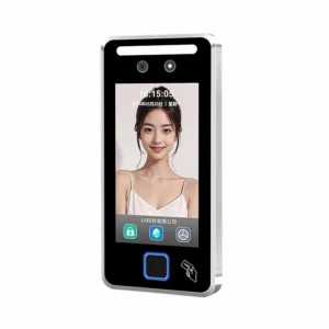Time Attendance Machine dimensions showing 4.3 inch biometric face recognition access control device