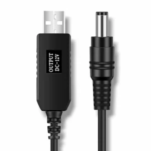 Router Power Bank Cable 5V to 12V