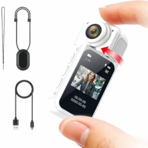 Mini Camera 1080P HD portable video recorder with clip mount