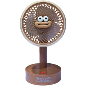 WEGO YS2290 Mini Cooling Fan showing adjustable airflow speed modes